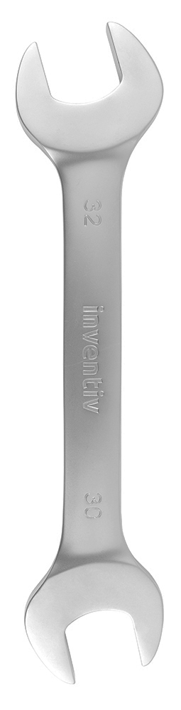 Clé plate 30/32mm chrome vanadium - INVENTIV